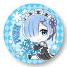 Gyugyutto Can Badge Re:Zero -Starting Life in Another World- Rem (Snow Crystal) (Anime Toy)