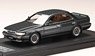 Nissan Laurel Turbo Medalist Club S (C33) Custom Version Black Pearl Metallic (Diecast Car)