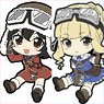 The Kotobuki Squadron in the Wilderness Petanko Trading Rubber Strap (Set of 10) (Anime Toy)