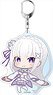 Re:Zero -Starting Life in Another World- Memory Snow Big Key Ring Puni-Chara Emilia (Anime Toy)
