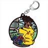 Pokemon Kirie Series Glitter Key Ring Pikachu A (Anime Toy)