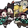 Rubber Mascot Buddy-Colle Demon Slayer: Kimetsu no Yaiba (Set of 6) (Anime Toy)