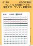 (N) KIHA110 Rollsign Sticker Vol.5 (For Hitachi-ota, One-man For Hitachi-ota) (Model Train)