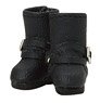 Double Belt Boots (Black) (Fashion Doll)