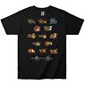 モンスターハンター15th Tシャツ 歴代タイトルロゴ ブラック M (キャラクターグッズ)