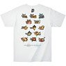 Monster Hunter 15th T-Shirt Successive Title Logo White L (Anime Toy)