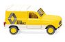 (HO) Renault R4 Box Van `Renault Service` (Model Train)