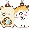 Sumikko Gurashi Cats Brother Rubber Charm (Set of 8) (Anime Toy)