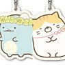 Sumikko Gurashi Cats Brother Metal Charm Strap (Set of 8) (Anime Toy)