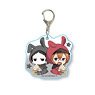 Gyugyutto Acrylic Key Ring Bungo Stray Dogs Rabbit Ears Ver. Akutagawa & Nakahara (Anime Toy)