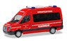 (HO) VW Crafter High-roof Bus `Operations Management Fire Brigade Eschwege` (Model Train)