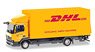 (HO) メルセデスベンツ アテゴ ボックストラック with リフトゲート `DHL` (鉄道模型)