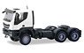 (HO) Iveco Trakker Tractor 6 x 6, White (Model Train)