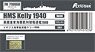 Photo-Etched Parts for HMS Kelly 1940 (for Fly Hawk FH1119) (Plastic model)