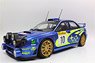 スバル インプレッサ S7 555 WRC #10 マキネン 2002 モンテカルロ ナイトver. (ミニカー)