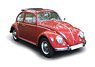 VW Kafer Faltdach 1963 Red (Diecast Car)