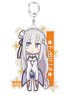 Isekai Quartetto Acrylic Key Ring (8) Emilia (Anime Toy)
