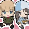 Girls und Panzer das Finale Trading Smartphone Sticker Vol.3 (Set of 8) (Anime Toy)