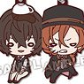 Nitotan Bungo Stray Dogs Cafe Rubber Mascot (Set of 10) (Anime Toy)
