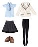 [Alice Gear Aegis] Seijo University Attached First High School Uniform Costume Set (Fashion Doll)