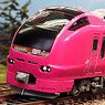 Series E653-1000 (Inaho, Deep Pink, 1+2 Columm Green Car Seat) Seven Car Formation Set (w/Motor) (7-Car Set) (Pre-colored Completed) (Model Train)