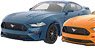 フォード マスタング GT 2019 左ハンドル ブルー (ミニカー)