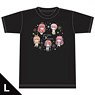 The Quintessential Quintuplets T-Shirts [Deformed Character] L Size (Anime Toy)