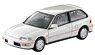 TLV-N182b Honda Civic SiR-II (White) (Diecast Car)