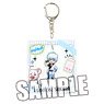 Gintama Acrylic Key Ring w/Charm [Gintoki Sakata] (Anime Toy)