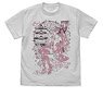 Sakura Miku T-Shirts Bolubone Ver. Light Gray L (Anime Toy)