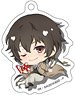 Bungo Stray Dogs Pop-up Character Die-cut Acrylic Key Ring Osamu Dazai Normal (Anime Toy)