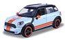 Mini Cooper S Countryman (Blue/Orange) (Diecast Car)