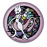 Pokemon Kirie Series Japanese Paper Style Can Badge Mewtwo A (Anime Toy)