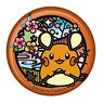 Pokemon Kirie Series Japanese Paper Style Can Badge Dedenne A (Anime Toy)