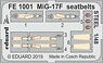 Zoom Etched Parts for MiG-17F Seatbelts Steel (for Hobby Boss) (Plastic model)