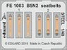 Zoom Etched Parts for B5N2 Seatbelts Steel (for Hasegawa) (Plastic model)