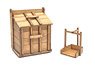 『木製ゴミ箱』 組み立てキット (プラモデル)