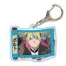 Scroll Acrylic Key Ring Boruto: Naruto Next Generations Boruto Uzumaki (Blue) (Anime Toy)