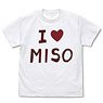八十亀ちゃんかんさつにっき I MISO Tシャツ WHITE S (キャラクターグッズ)