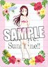 Love Live! Sunshine!! B5 Clear Sheet [Riko Sakurauchi] Summer Ver. (Anime Toy)
