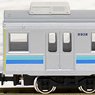 Tokyu Series 8500 (8614 Formation Type w/Yellow Tape) Additional Four Middle Car Set (without Motor) (Add-On 4-Car Set) (Pre-Colored Completed) (Model Train)