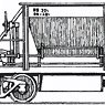 1/80(HO) Type HOKI800 Freight Wagon Kit (Unassembled Kit) (Model Train)