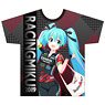 Racing Miku 2019 Team Ukyo Cheer Ver. Full Graphic T-Shirt [L Size] (Anime Toy)
