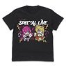 Fate/Extella Link Elisabeth & Nero Special Live T-Shirts Black XL (Anime Toy)
