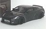 LB Works Nissan GT-R R35 Type I Rear Wing Ver.2 Magic Gray China Limited Edition (Diecast Car)