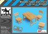 テーブル&椅子 (木製キット) (プラモデル)