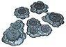 Crater Scene Base Set (Painted) (Plastic model)