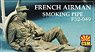 French Airman Smoking Pipe (Plastic model)