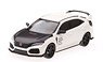 Honda Civic Type R (FK8) Championship white w/ Carbon Kit & TE37 Wheel (LHD) (Diecast Car)