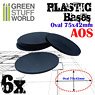 Plastic Bases - Oval Pill 75x42mm AOS (6 Pieces) (Display)